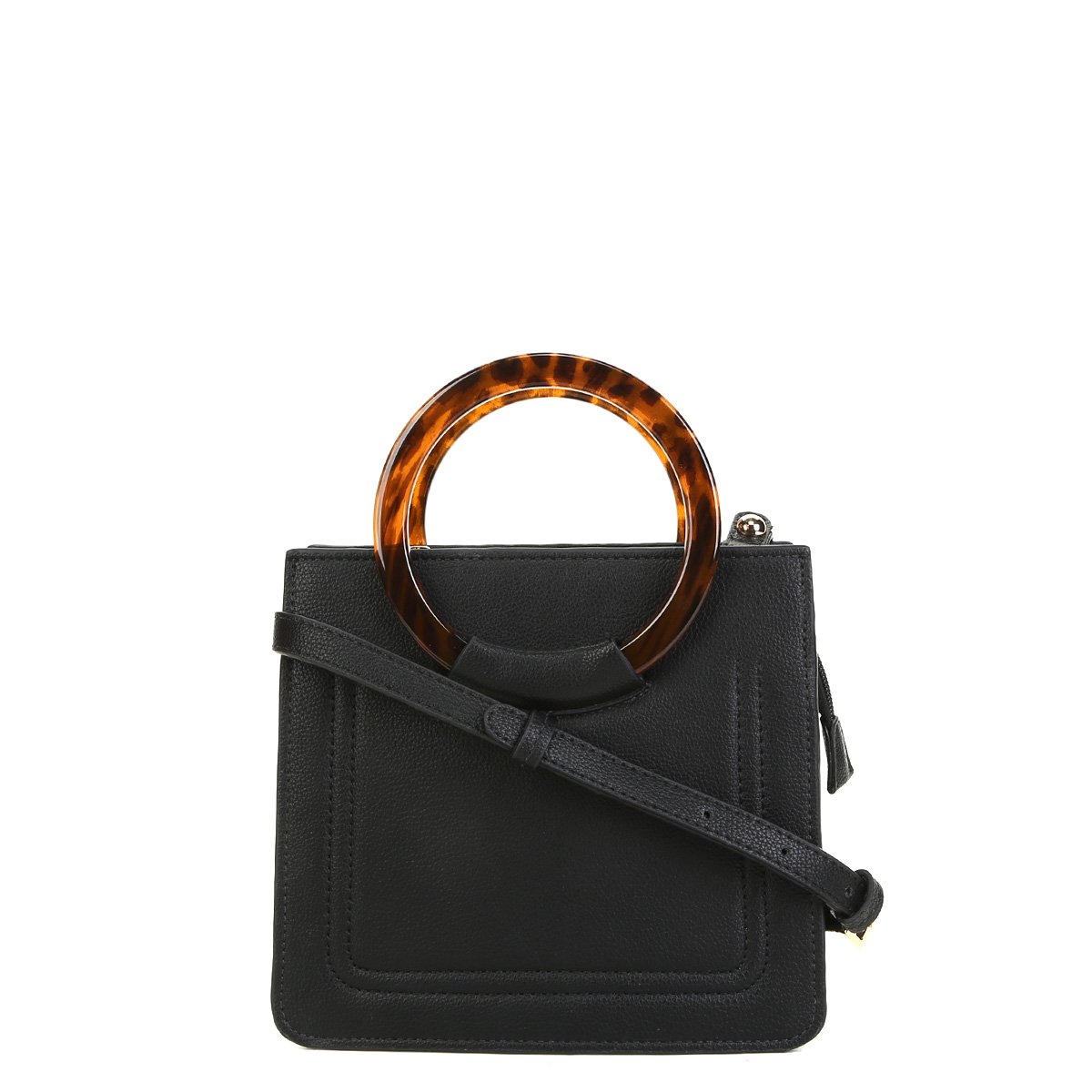 tortoise shell clutch bolsa